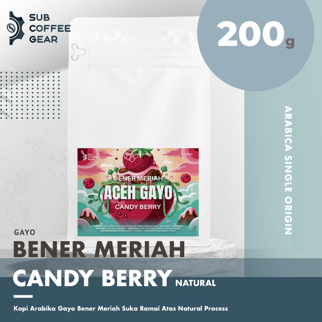 

KOPI ARABIKA ACEH GAYO BENER MERIAH CANDY BERRY NATURAL PROCESS ARABICA SINGLE ORIGIN COFFEE BEAN SUMATERA ACEH GAYO ESPRESSO TUBRUK FILTER ROAST BEAN COFFEE ARABICA BIJI KOPI SANGRAI KOPI BUBUK ARABIKA GRADE 1 ROASTED COFFEE BEAN COFFEE POWDER