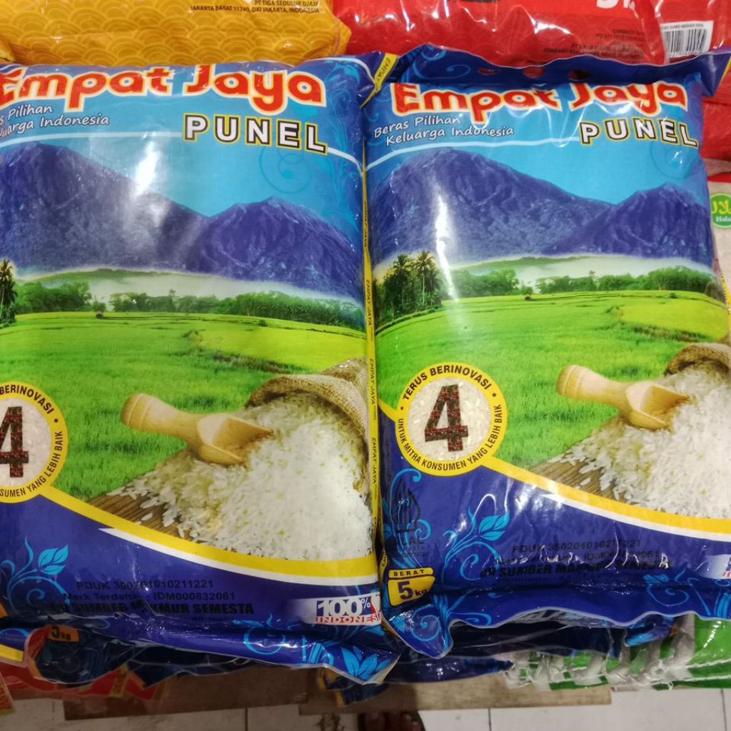 

beras empat jaya 5kg