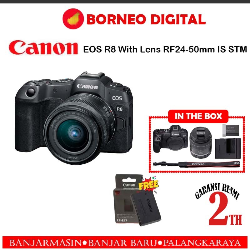 Canon EOS R8 Mirrorless Camera