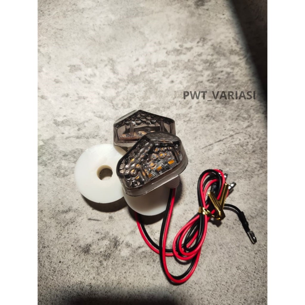 New Product Lampu Sein Tempel Led D-90 Kuningoval Swangmak Universal Mxking Vixion Cb150 Dll