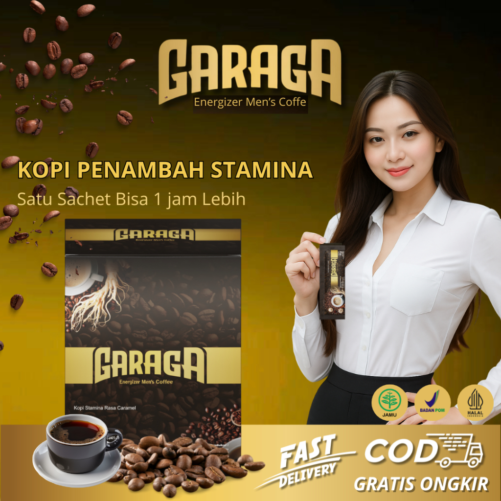 

Garaga Kopi Caramel Pria Dewasa Efektif Meningkatkan Stamina Saat Bercinta 100% Original BPOM