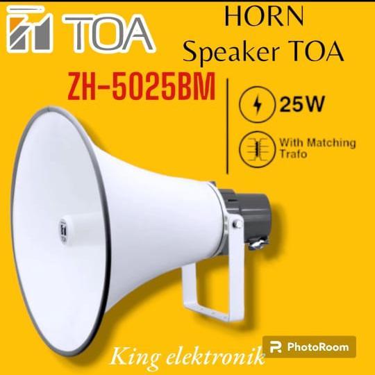 Horn Speaker Toa ZH-5025BM ZH 5025BM Horn Toa 25 Watt Plus Trafo