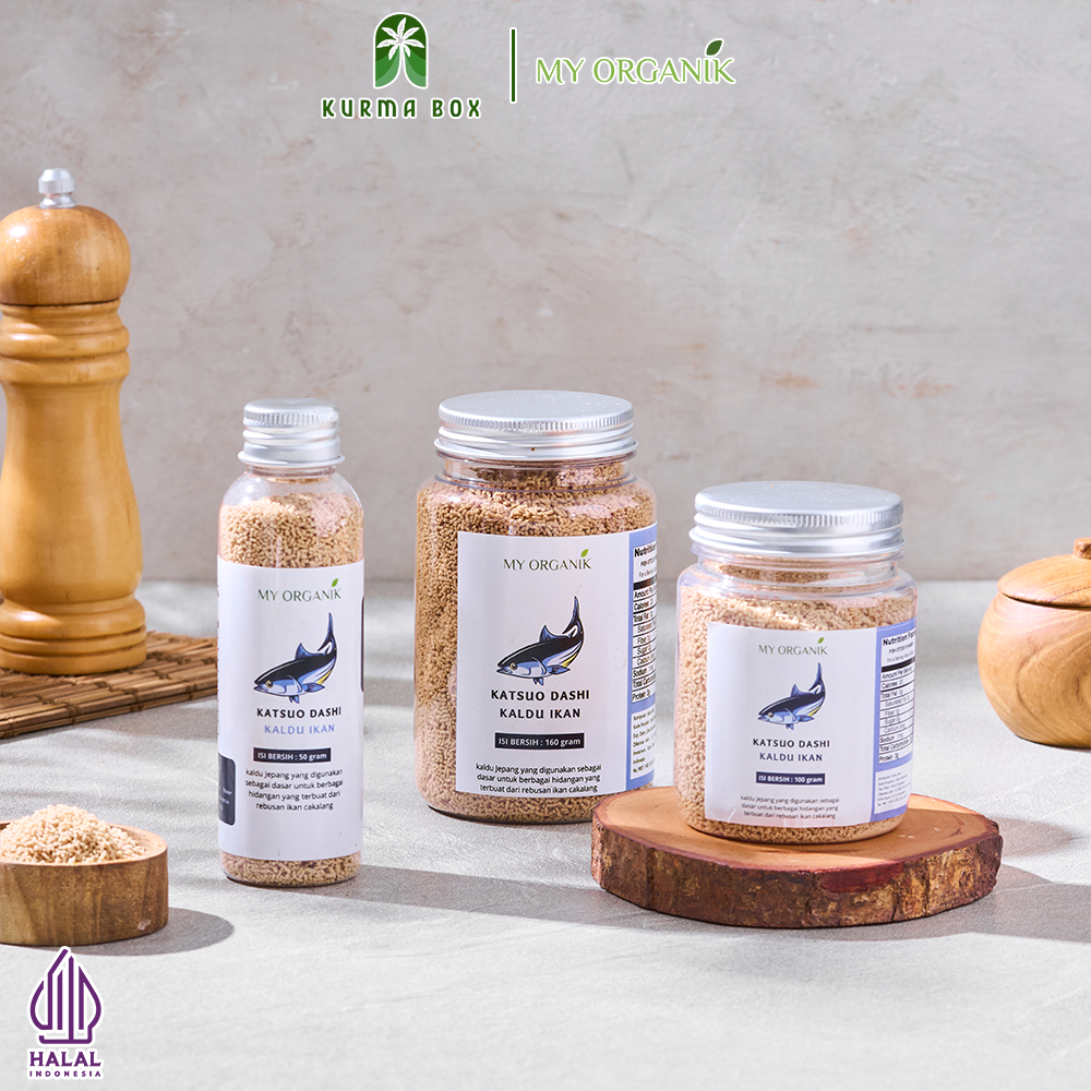 

My Organik Katsuo Dashi Halal Kaldu Ikan Ramen Udon Jepang 50 gr 100 gr 160 gr