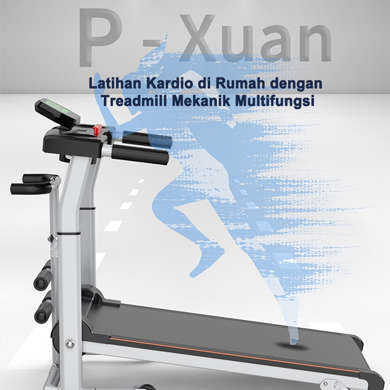 Ready Stock Treadmill Manual /Treadmill Tanpa Listrik/ Treadmill Multifungsi /Treadmill Lipat Alat
