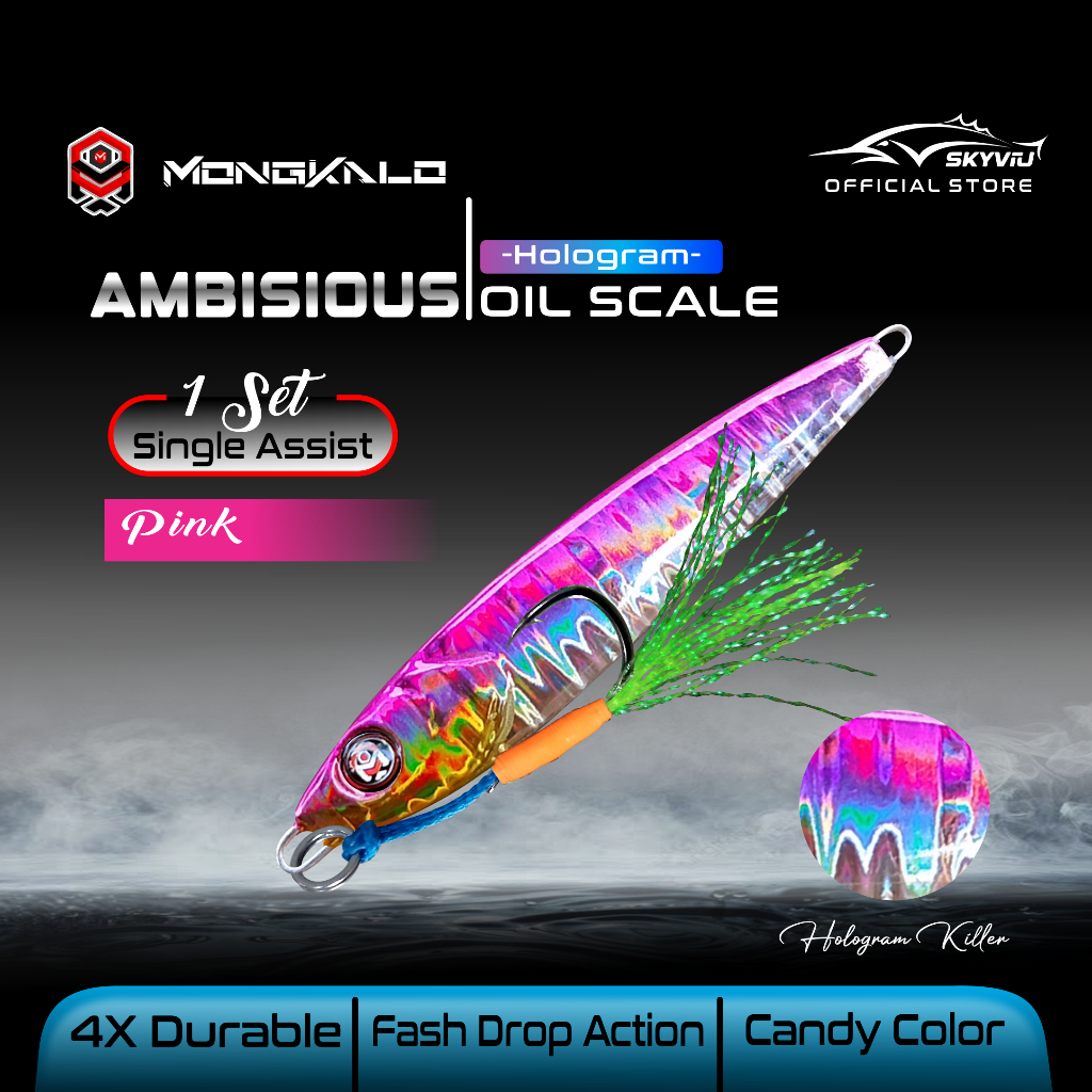 Mongkalo Ambisious Minyak noGID noMotif Candy 60 Pink