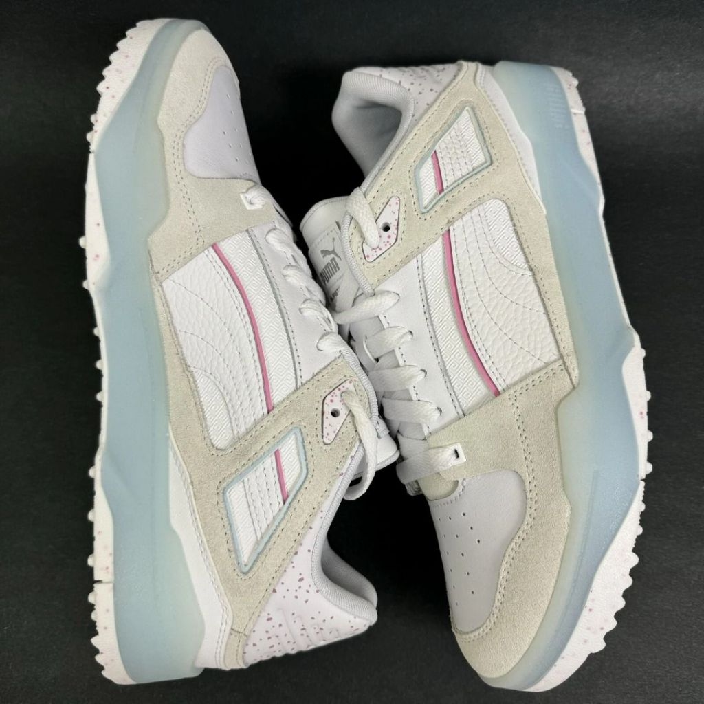 Shoes Puma Palm Tree Crew x Slipstream G Spikeless Golf Shoes White 309779-01