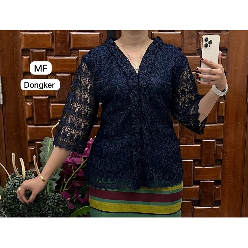 Atasan brokat hoki/ Blus hoki/ baju pesta/baju brokat