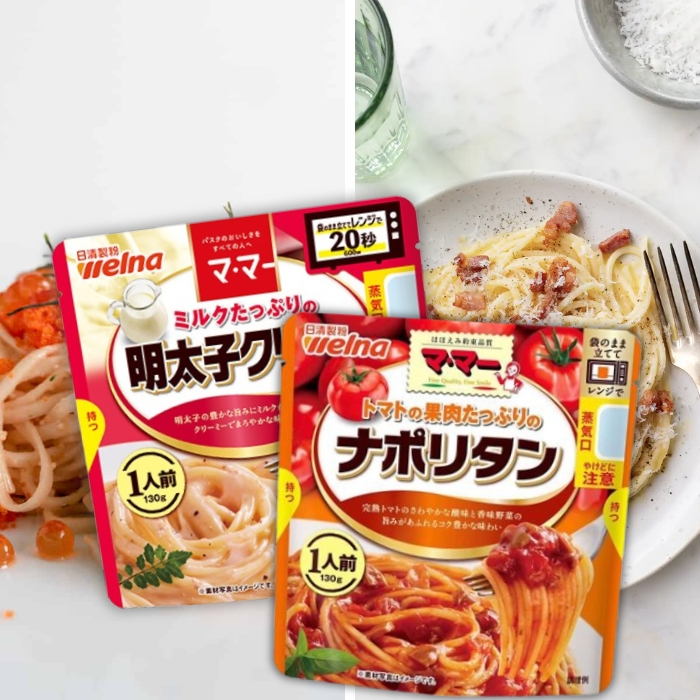 

WELNA Mama Instant Pasta Sauce Neapolitan/ Mentaiko130g