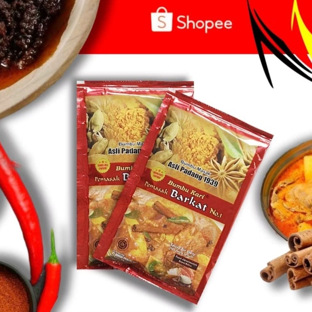 

Bumbu Masak Pemasak Kari Asli Barkat 50gr