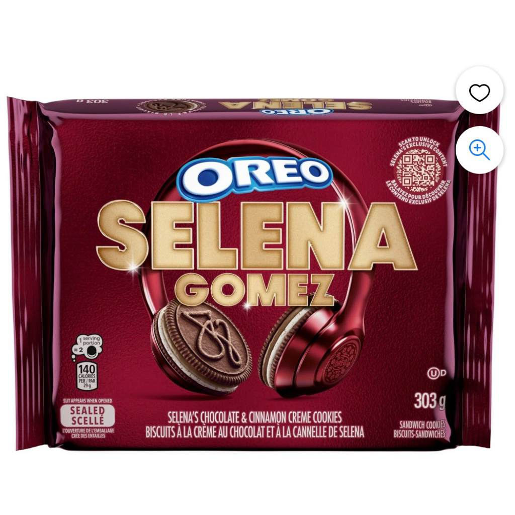 

QUICK PO - SELENA GOMEZ OREO COOKIES, LIMITED EDITION FROM CANADA - HAND CARRY