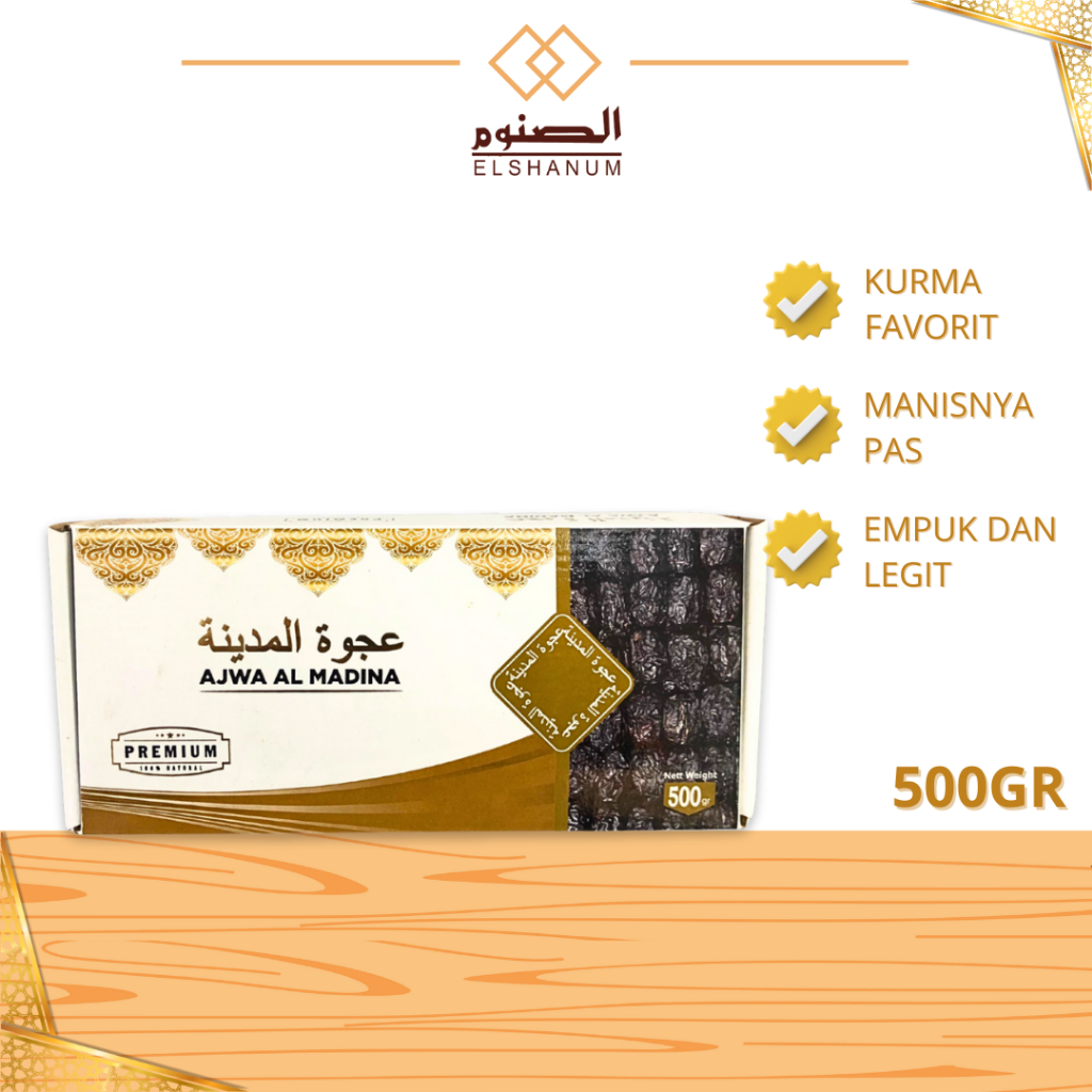 

Kurma Ajwa Grade B 500gr / Kurma Ajwa Original Premium 500gr / Shabani.Store / Elshanum Grup / Kurma
