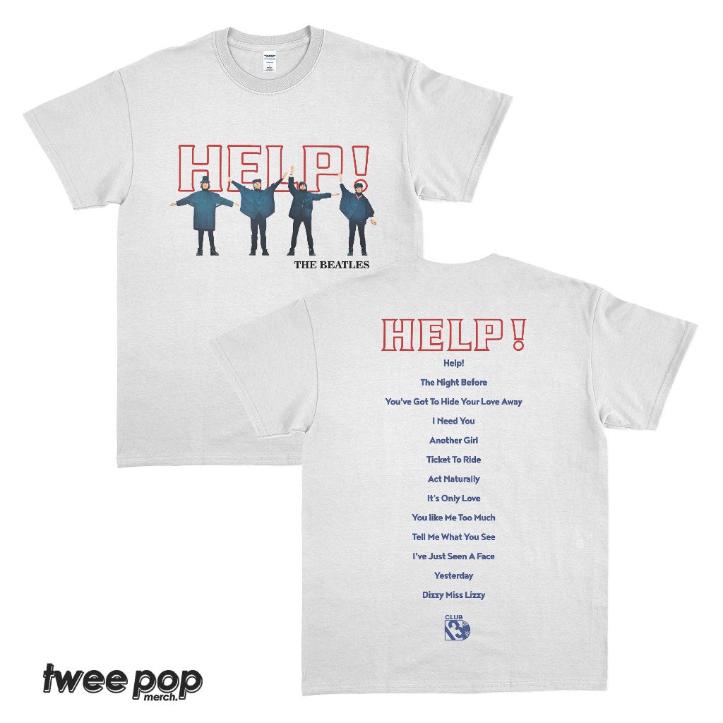 KAOS BAND THE BEATLES - HELP / T-SHIRT BAND