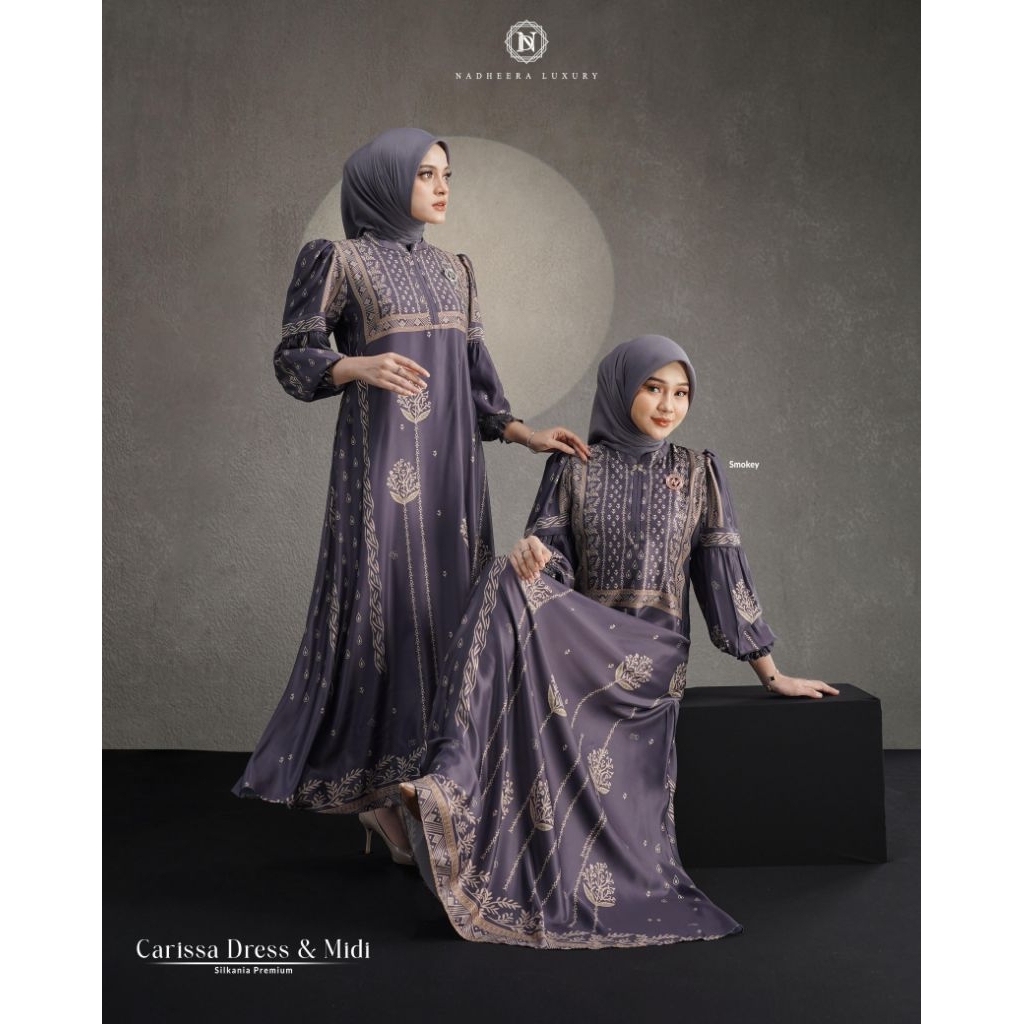 CARISSA DRESS NADHEERA LUXURY || DRESS SULTAN || DRESS MEWAH || BISA COD
