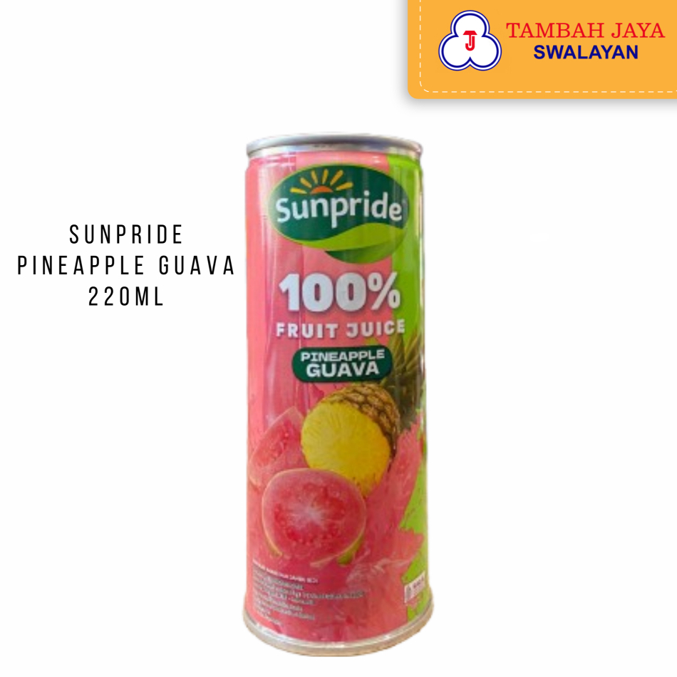 

SUNPRIDE Fruit Juice Pineapple Guava 220ml