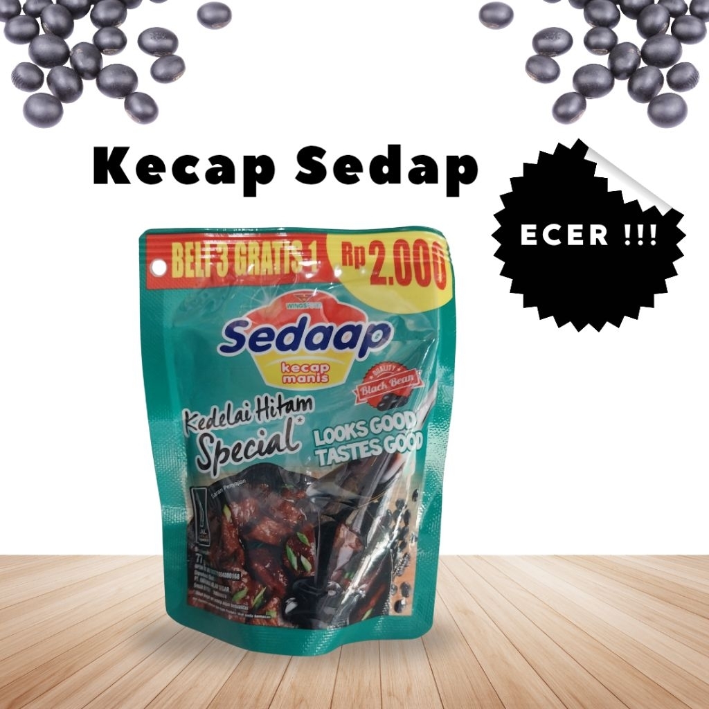 

ECER!! Kecap Sedap Kedelai Hitam Spesial