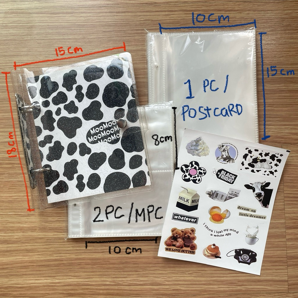 binder ring jelly photocard mini pc mpc