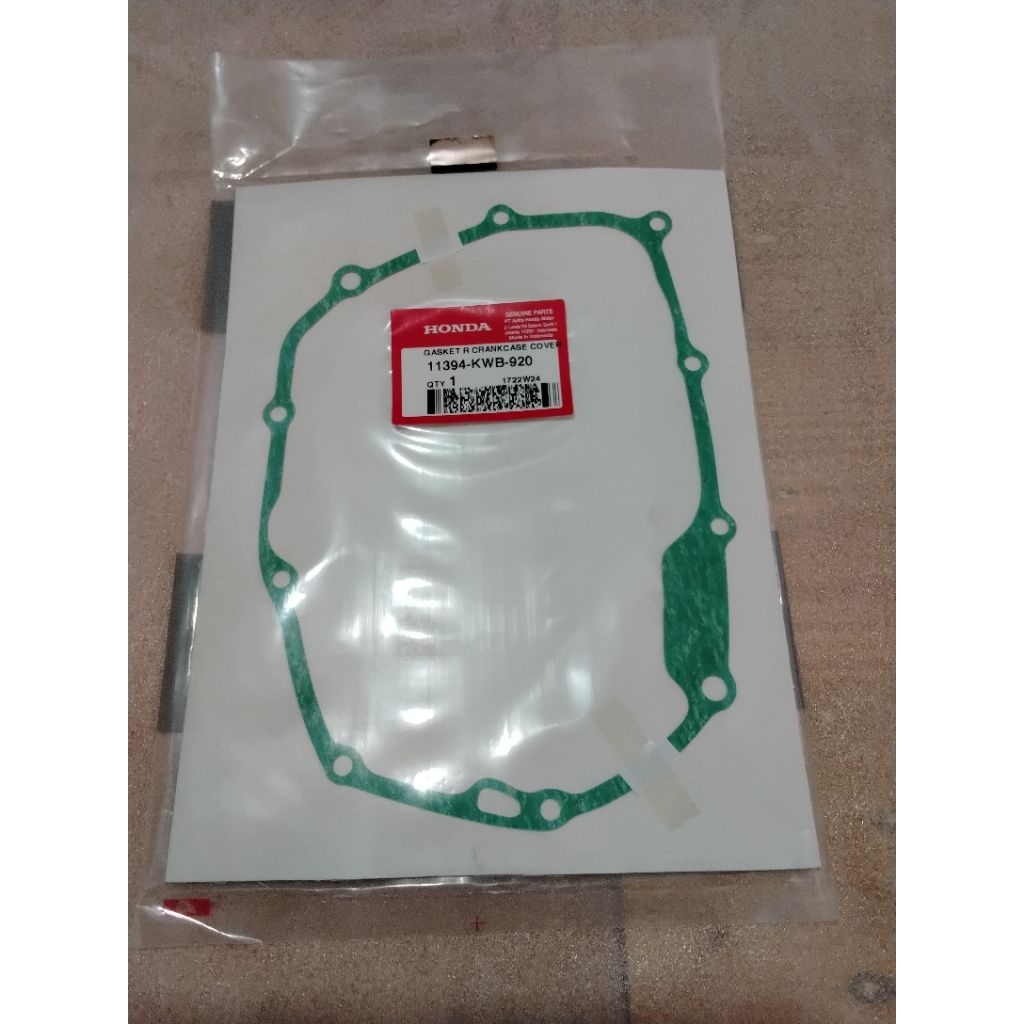 Gasket R Crankcase Cover//Paking kopling 11394-KWB-920//ORIGINAL AHM