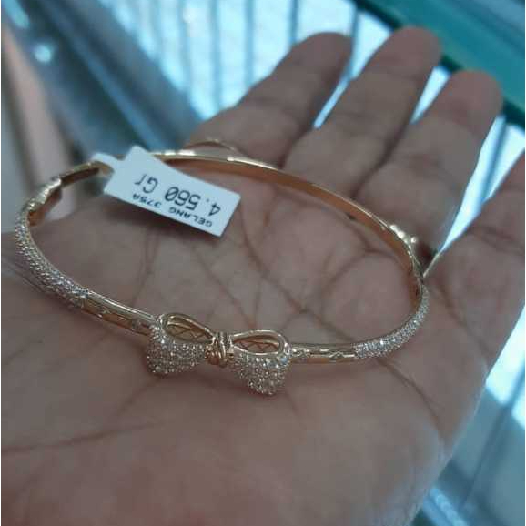 GELANG OVAL PITA ZIRCON 8K
