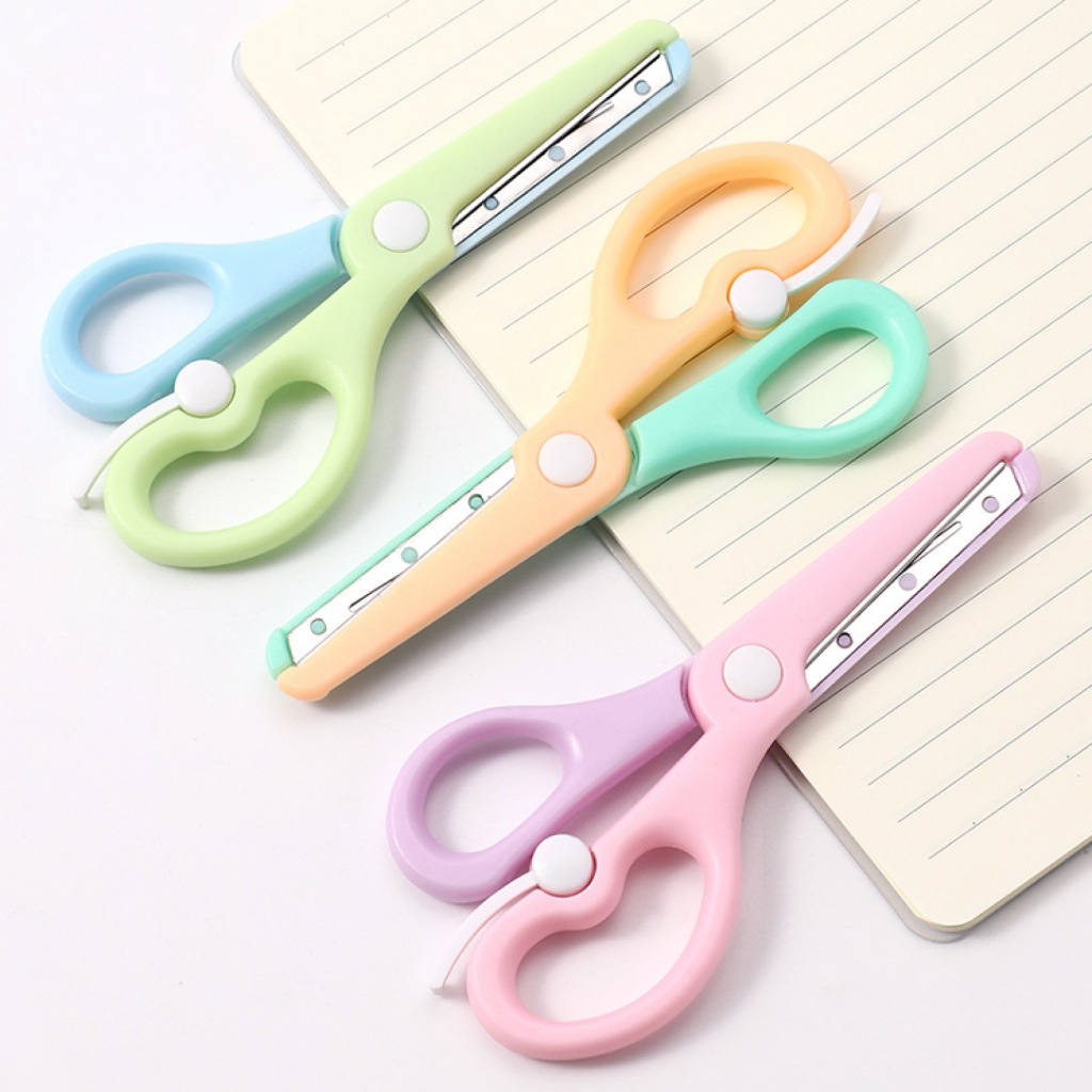 

BM M09 Gunting Anak TK Aman | Safety Scissors Warna Pastel