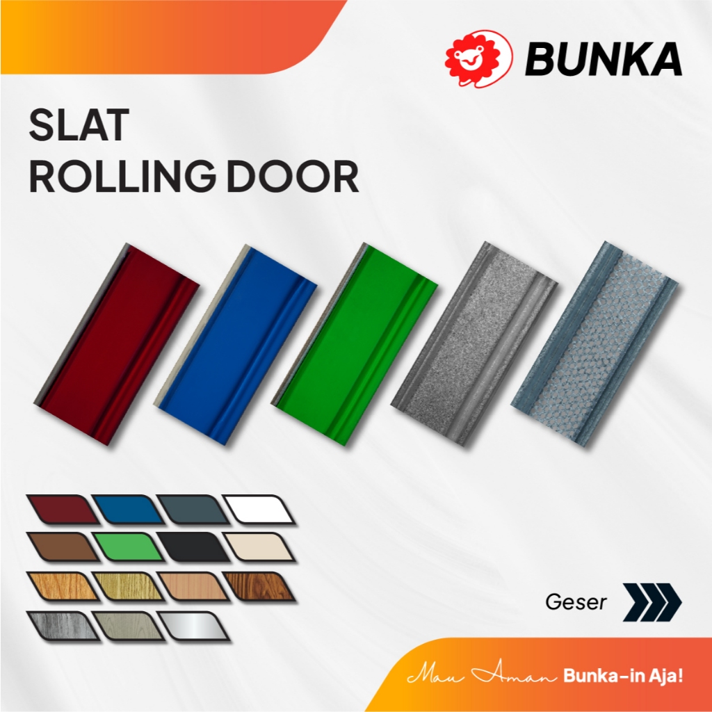 Slat Rolling Door - Bunka
