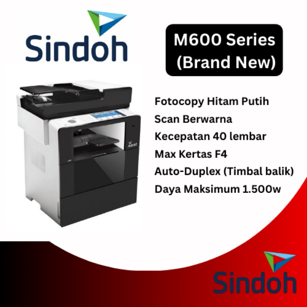 Mesin Fotocopy Sindoh M600 (Mesin Baru)
