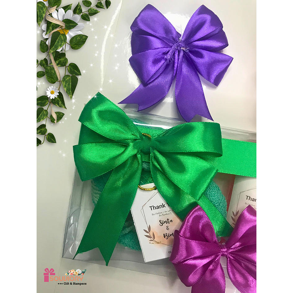 

Pita Hampers Premium Polos 3 Layer - Pita Kado Ultah, Wedding, Lebaran, Pita Jadi, Min Order 20 Harga/1Pcs