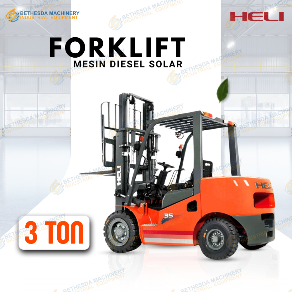 Forklift 3 Ton Heli Forklift Diesel Isuzu CPCD-30