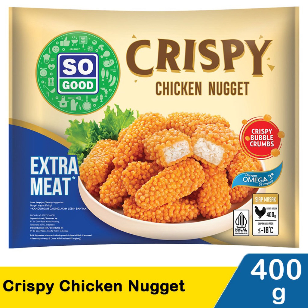 

So Good Crispy Chicken Nugget 400Gr