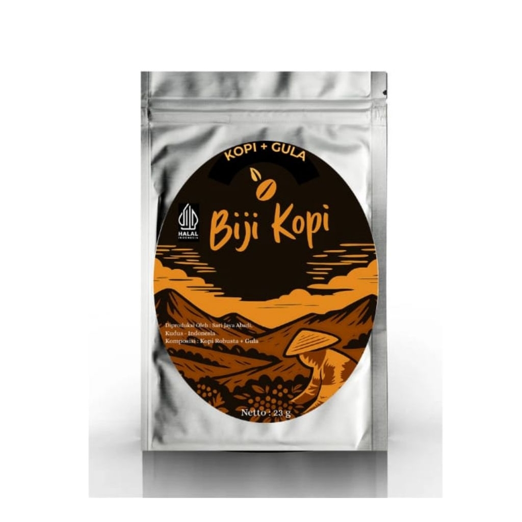 

Biji Kopi Kopi Bubuk + Gula Sachet 23 gr * 10 sachet