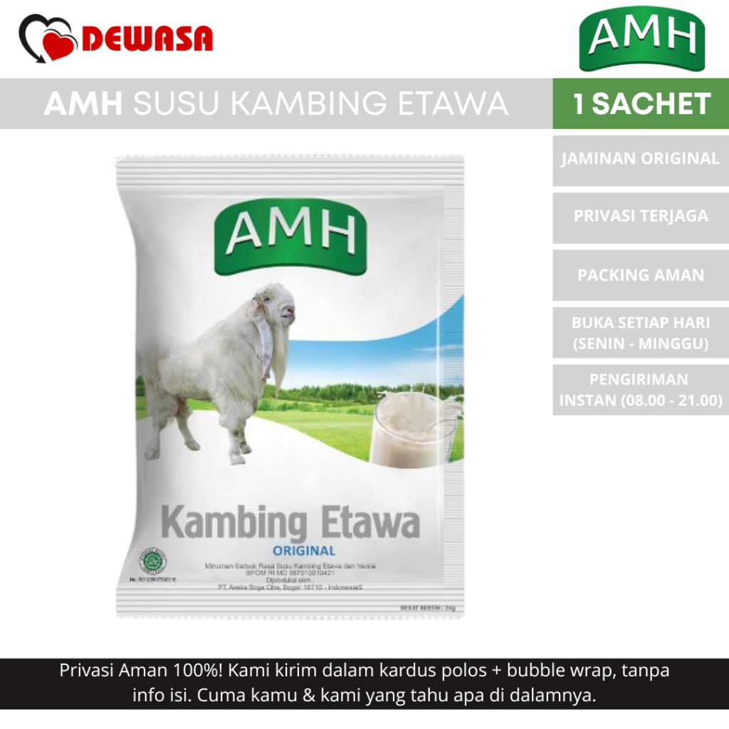 

AMH Susu Kambing Etawa rasa Vanilla - 1 Sachet