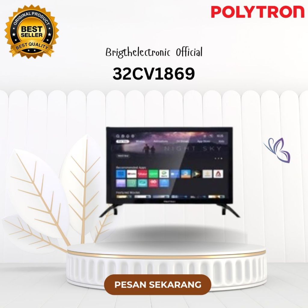POLYTRON LED SMART TV 32INCH PLD 32CV1869/POLYTRON SMART TV PLD32CV1869/32CV1869/32 CV1869/32CV 1869