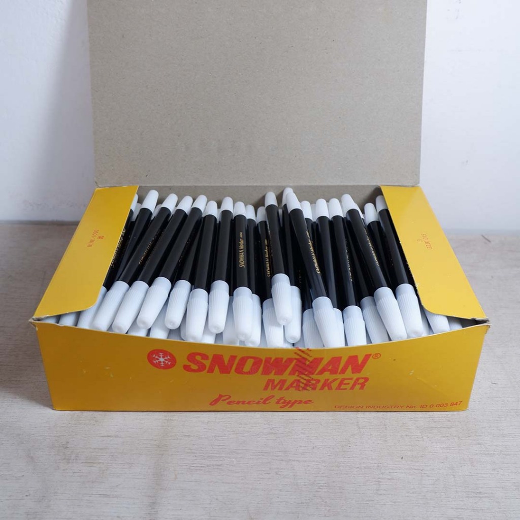 

Squair Spidol Kecil Murah Snowman Marker Japan Pencil Type