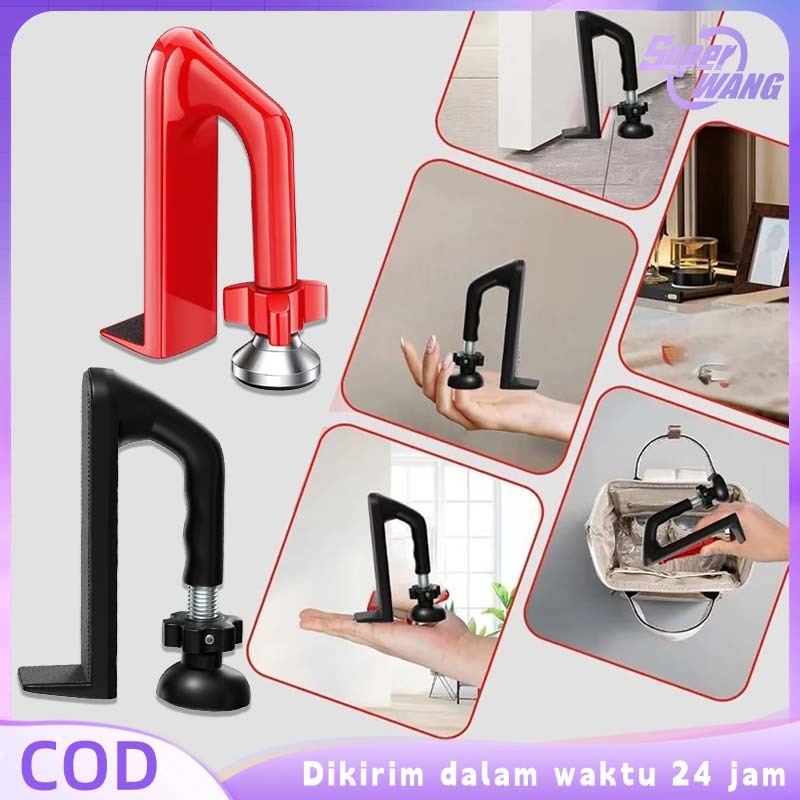 Kunci Pintu Portable Door Lock Hotel Anti Lockpick Door Stopper Pintu Portable Pengganjal Pintu Anti