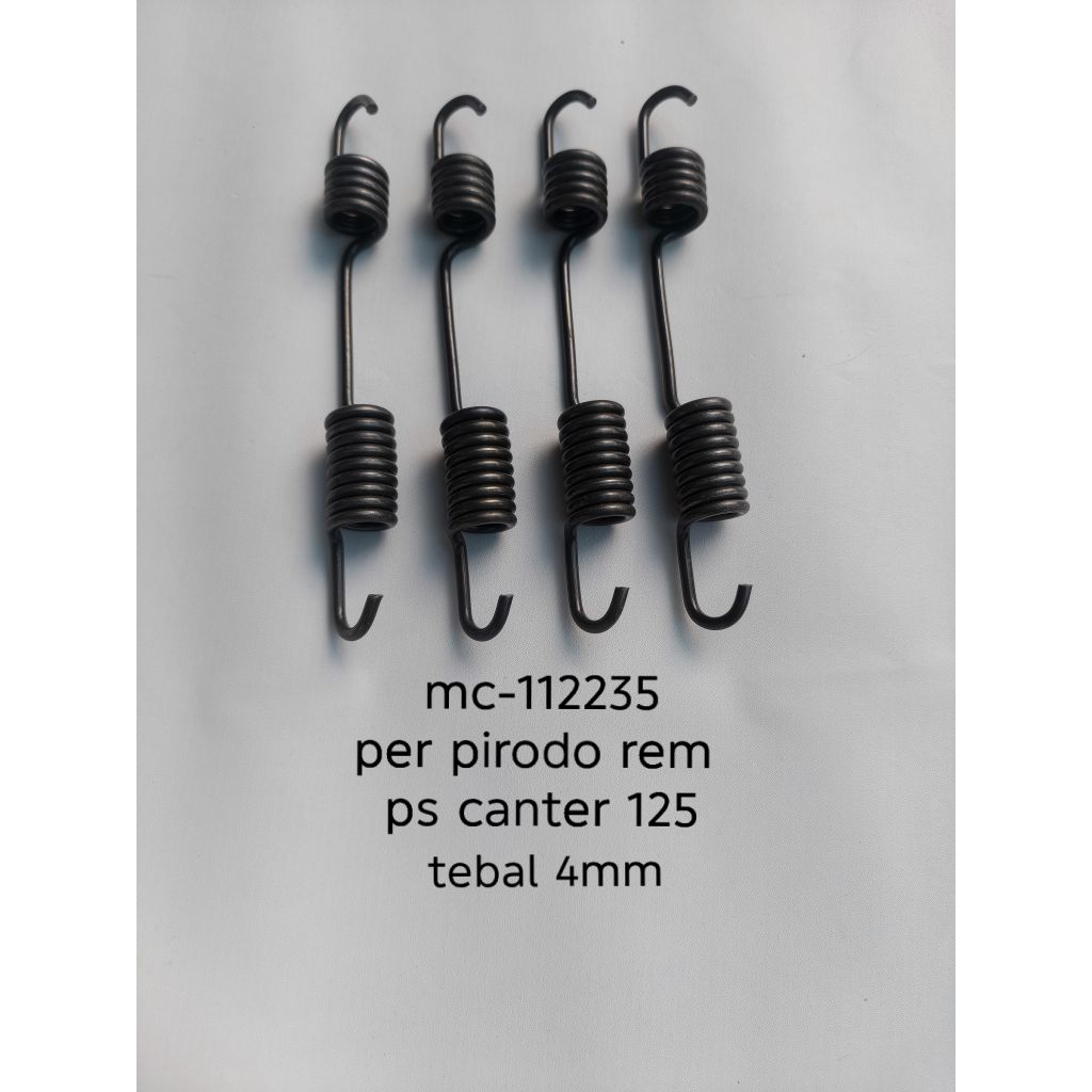 per kampas rem/per pirodo rem canter turbo 125 mc112235 tebal 4mm