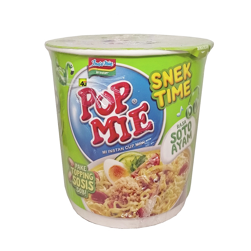 

POP MIE Snek Time rasa Soto Ayam 1karton isi 12pcs Indomie Mini