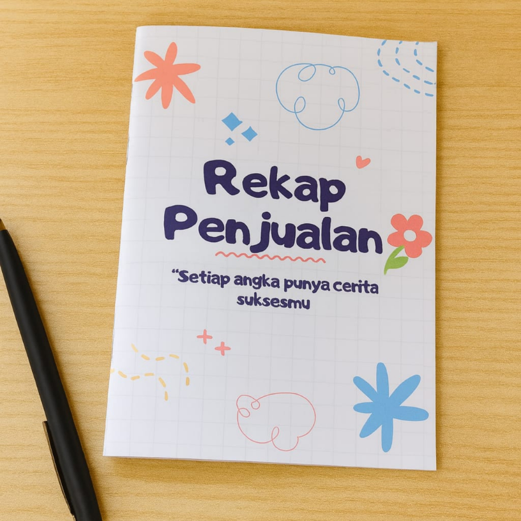 

Buku Rekap Penjualan Usaha A5 – Praktis Murah Cocok UMKM