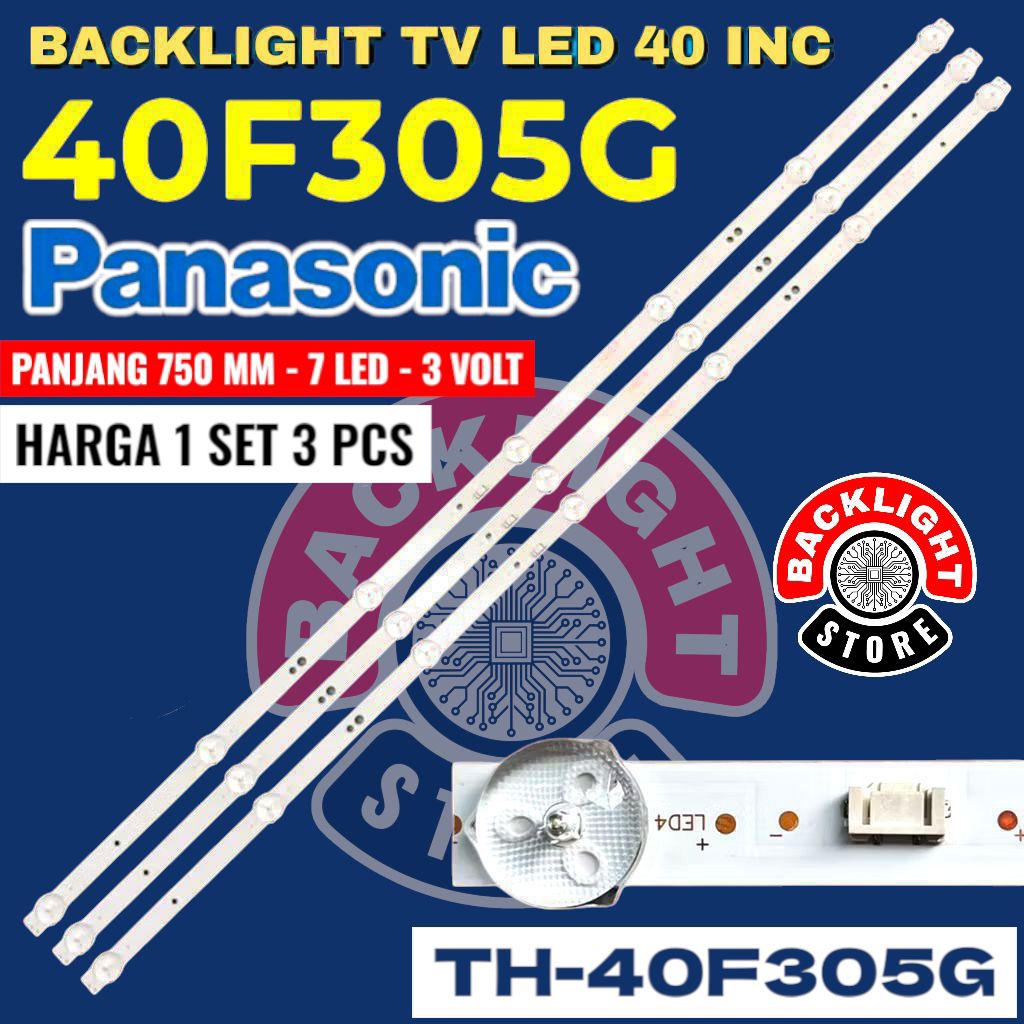 Backlight Tv Led PANASONIC 40 inc TH-40F305G TH 40F305G