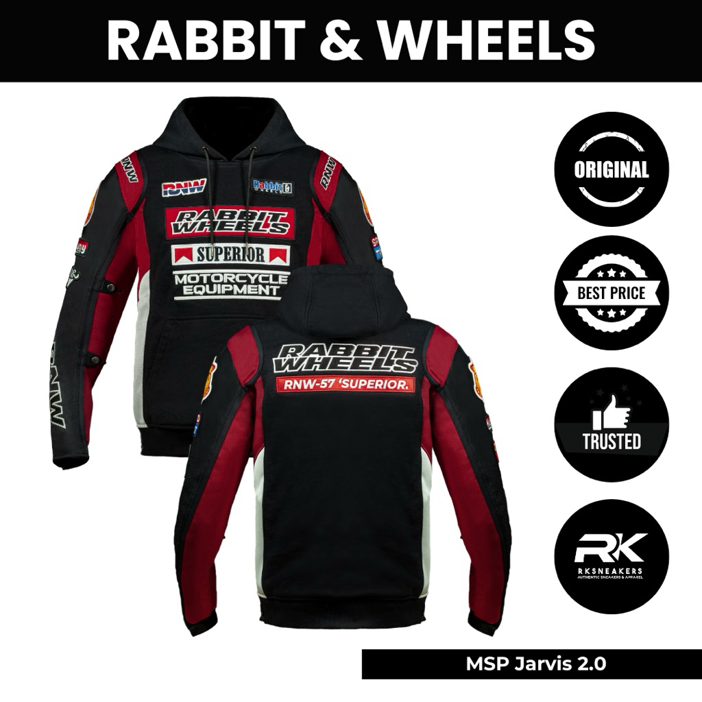 Rabbit & Wheels Hoodie MSP Jarvis 2.0 (Full Protector) 100% Authentic