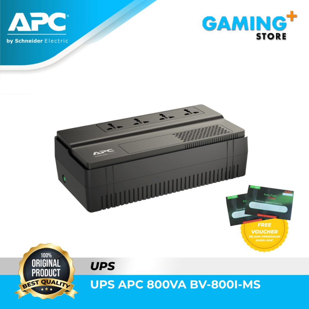 UPS APC BV800I BV-800I-MS 450W 800VA Outlet Universal AVR Surge