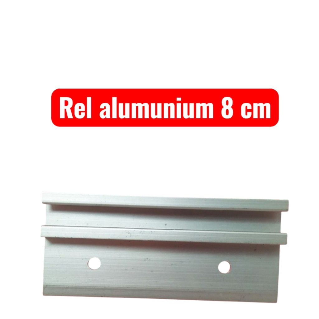 Rel rell 8cm 8 cm almunium alumunium untuk screen stoper stopper knock knok meja sablon thailand