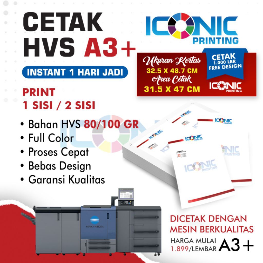 

Print A3+ | Bahan HVS | Sehari Jadi