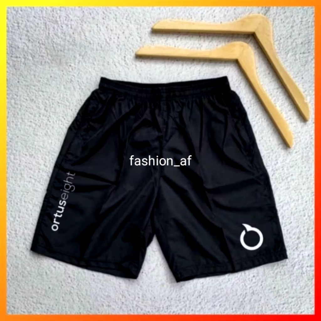 PROMO Celana Pendek Olahraga (SABLON ORTUSEIGH) Running Gym Sport Kolor VollyFutsal Bulu Tangkis Jog