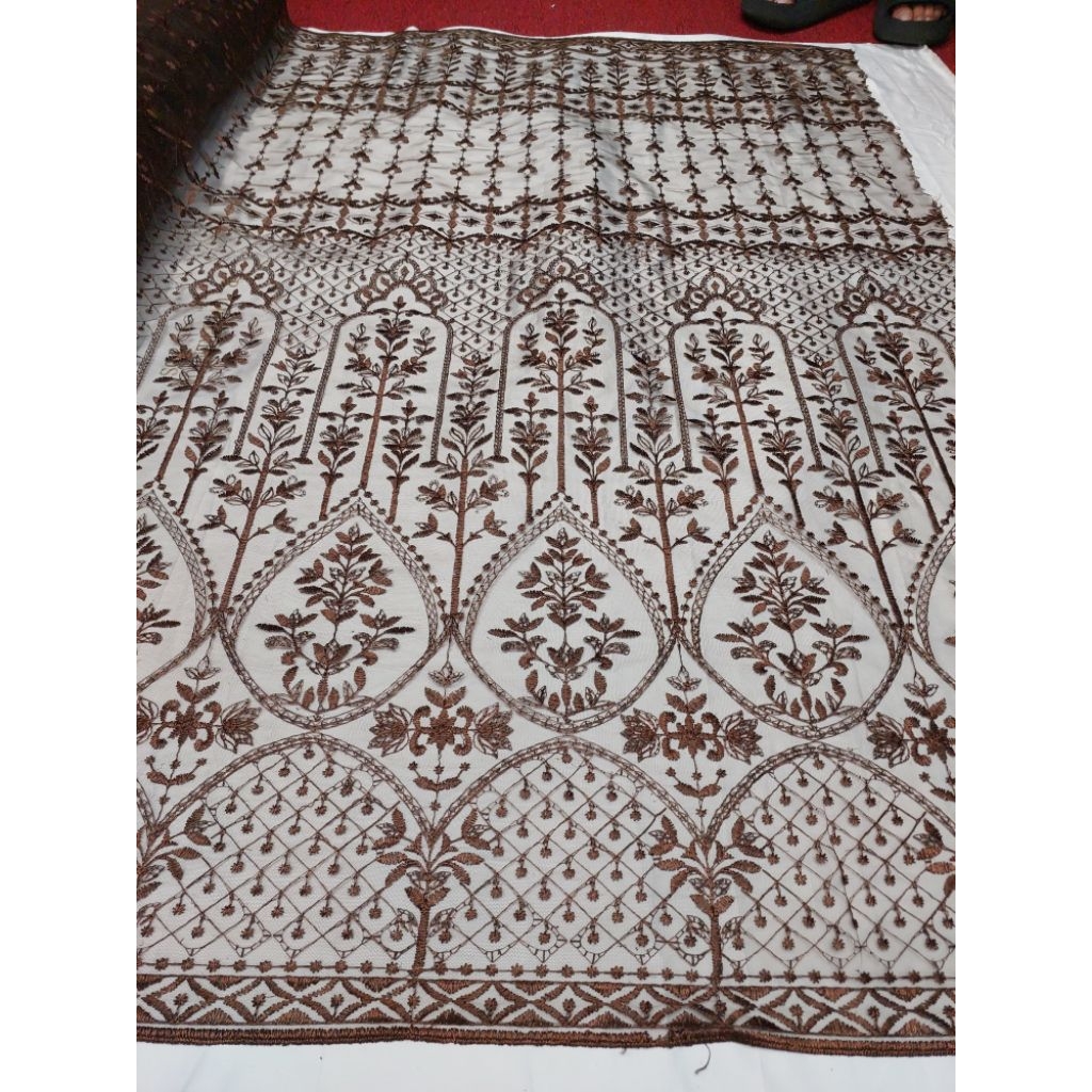 (COD)Kain Tulle Sapto Motif Terbaru