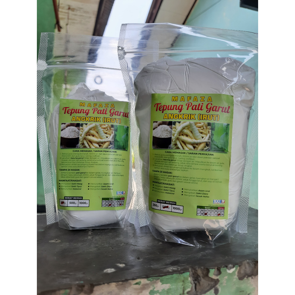 

TEPUNG PATI GARUT 500 GRAM ASLI OBAT SAKIT MAAG, NYERI LAMBUNG, DIARE, MENGATASI ASAM LAMBUNG