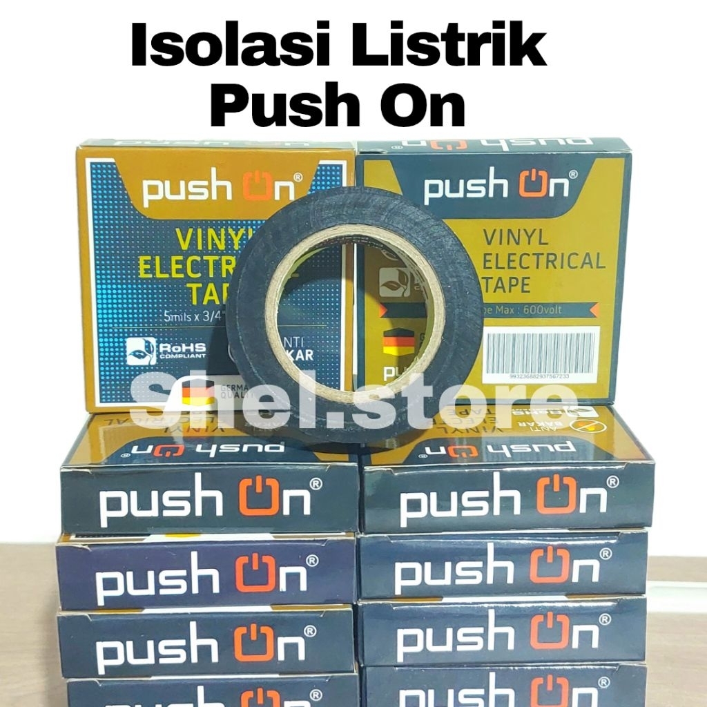 ISOLASI LISTRIK PUSH ON | ISOLASI LISTRIK | ISOLASI KABEL | ISOLASI PVC | PUSH ON | ISOLASI LISTRIK 