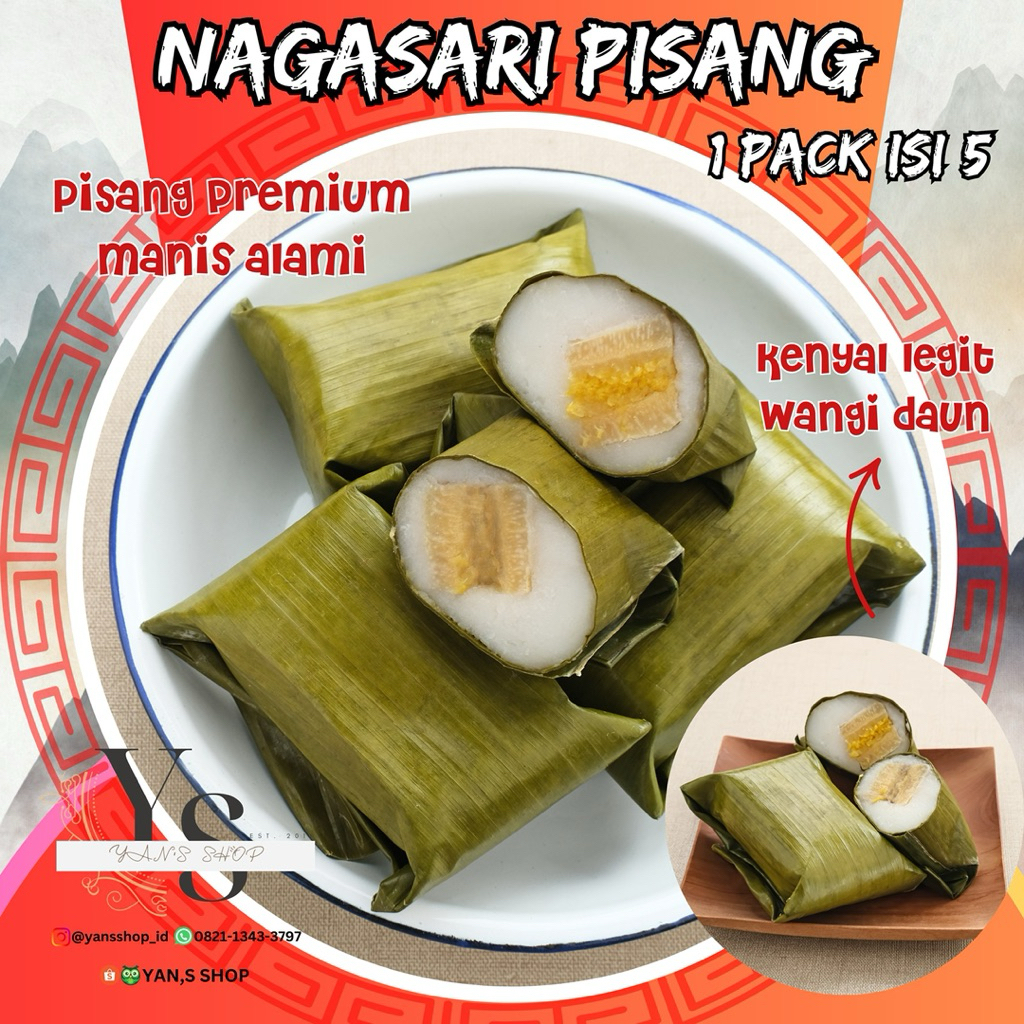 

NAGASARI / KUE PISANG ISI 5 - NOGOSARI