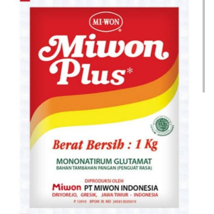 

Miwon Plus 1 kg Penguat Rasa Butiran Lembut Kualitas Super