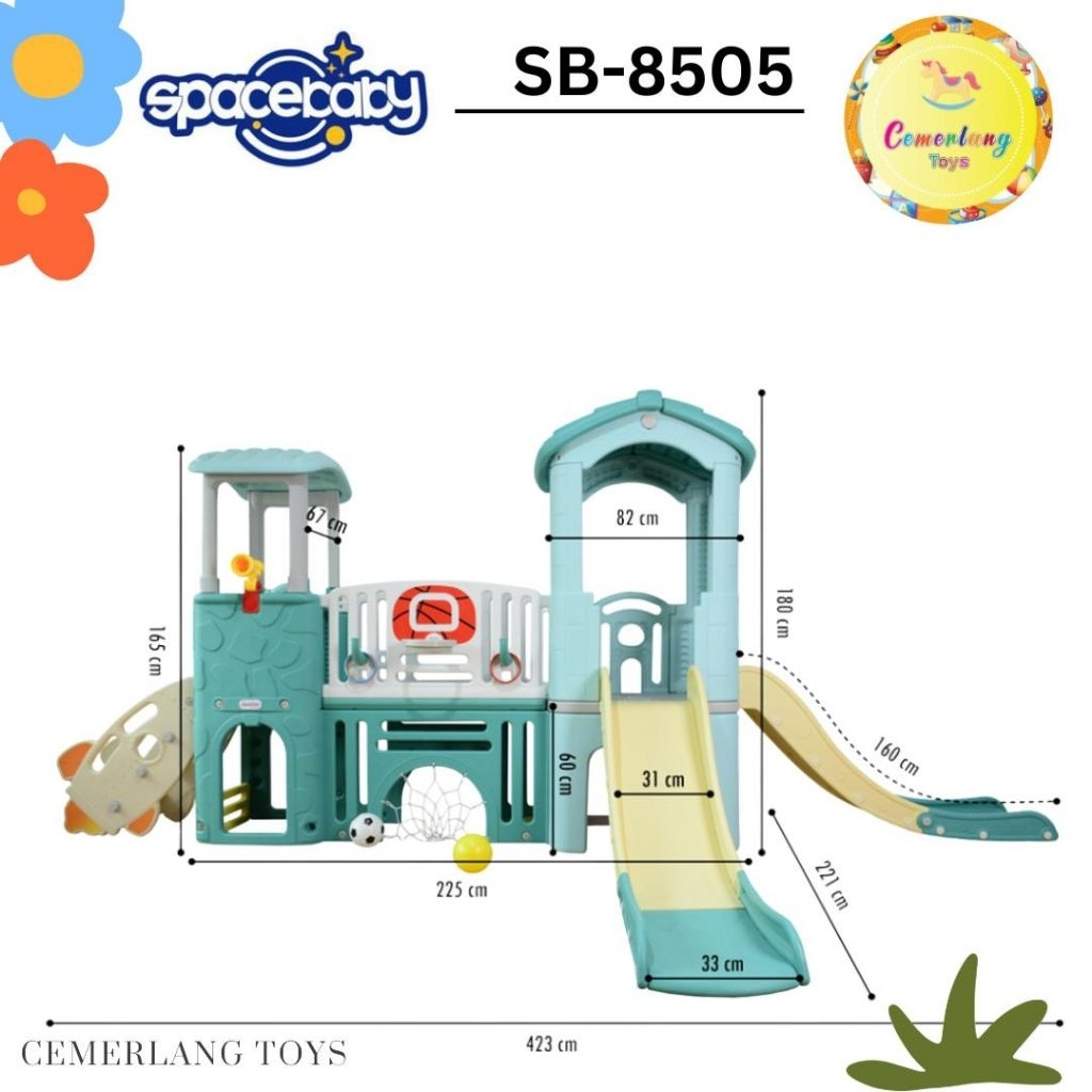 Playhouse Spacebaby SB-8505 Mainan Rumah-Rumahan Anak