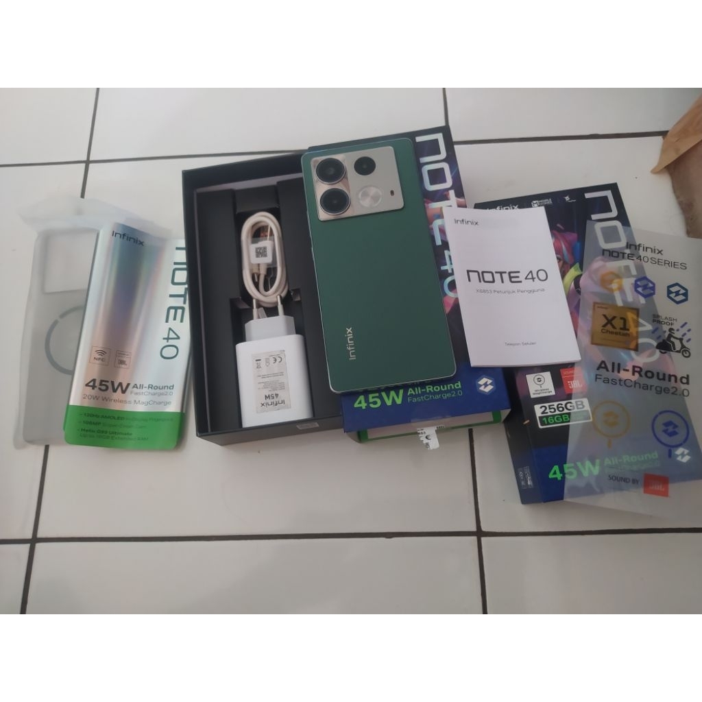 Infinix Note 40 8/256 Second FULLSET ORI