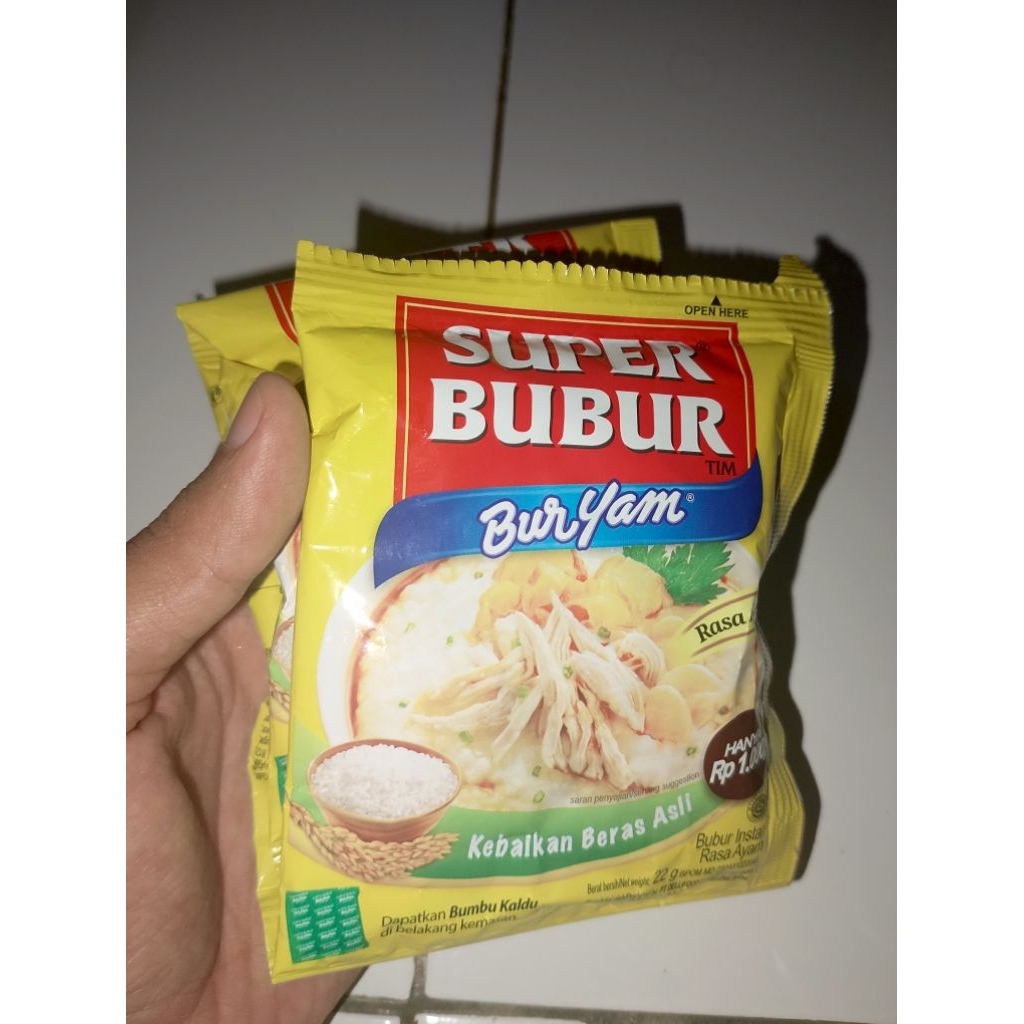 

Bubur Instan Buryam Super Bubur 22g